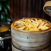 Pork and prawn dumplings and water-chestnut dumpling 