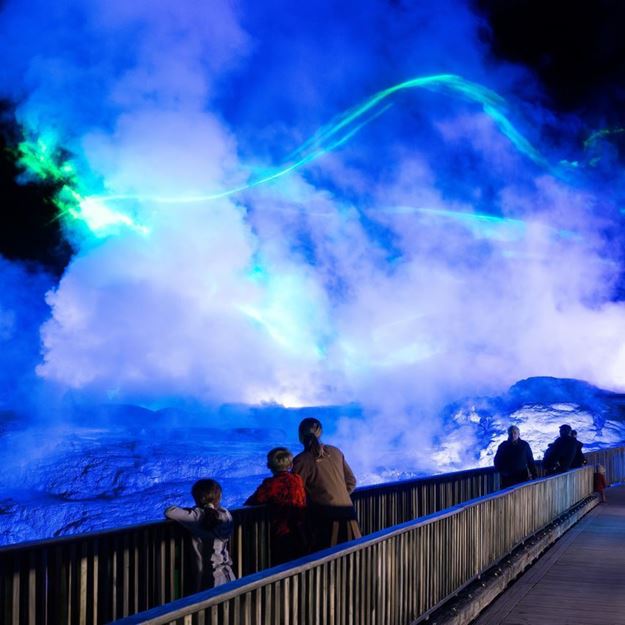Picture of Dinner + Mārama: Geyser Light Trail