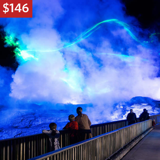 Picture of Dinner + Mārama: Geyser Light Trail